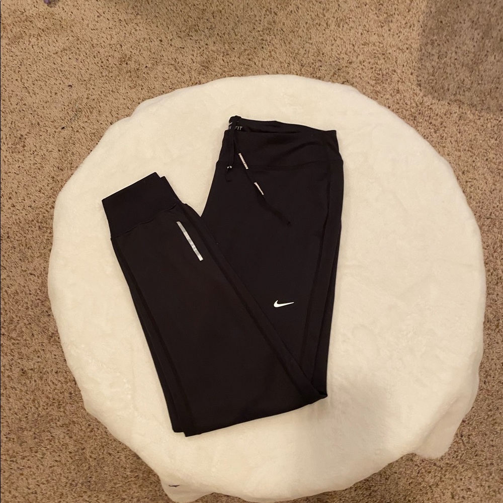 Nike black running joggers